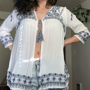 Cute light weight floral printed top